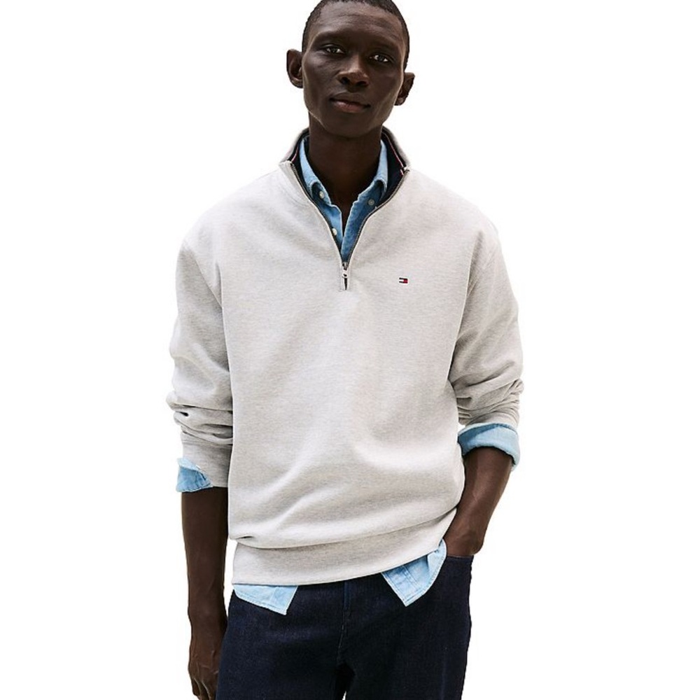 NWT Tommy Hilfiger Men’s Logo Quarter-Zip Top